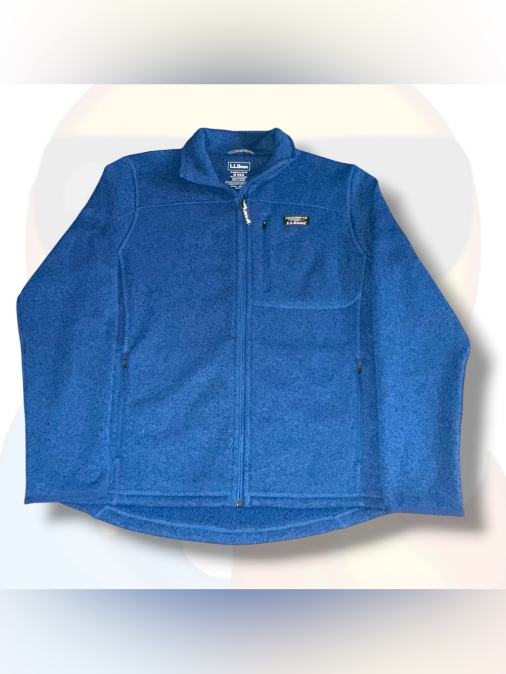 L.L. Bean Slightly Fitted Fleece Full-Zip Sweater Jacket